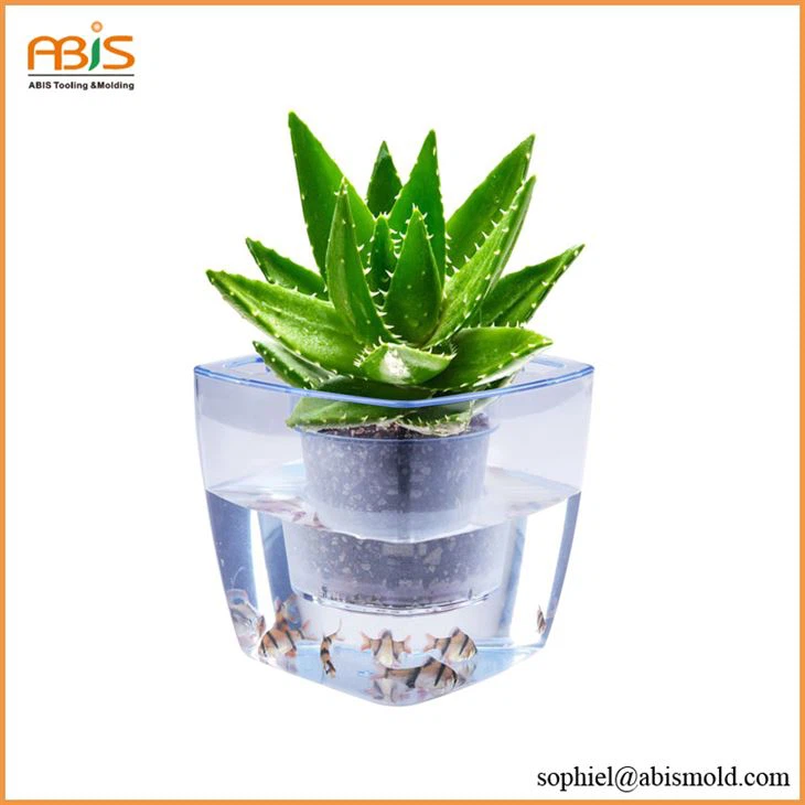 Home Plastic Fish Tank Planting Flower Pot